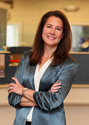 Photo of North Shore Bank's Chief Information Officer Sheryl Shinn who will be speaking at the Women in Tech Boston Convention